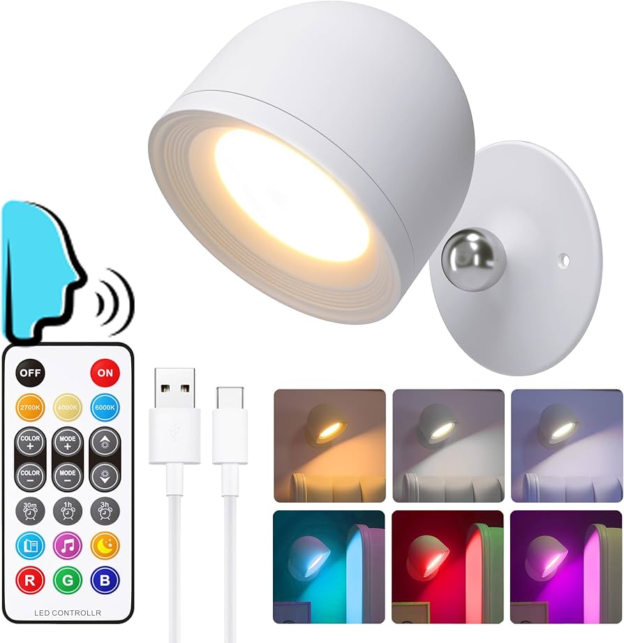 💡✨ LUZ LED RECARGABLE PARA PARED ✨💡