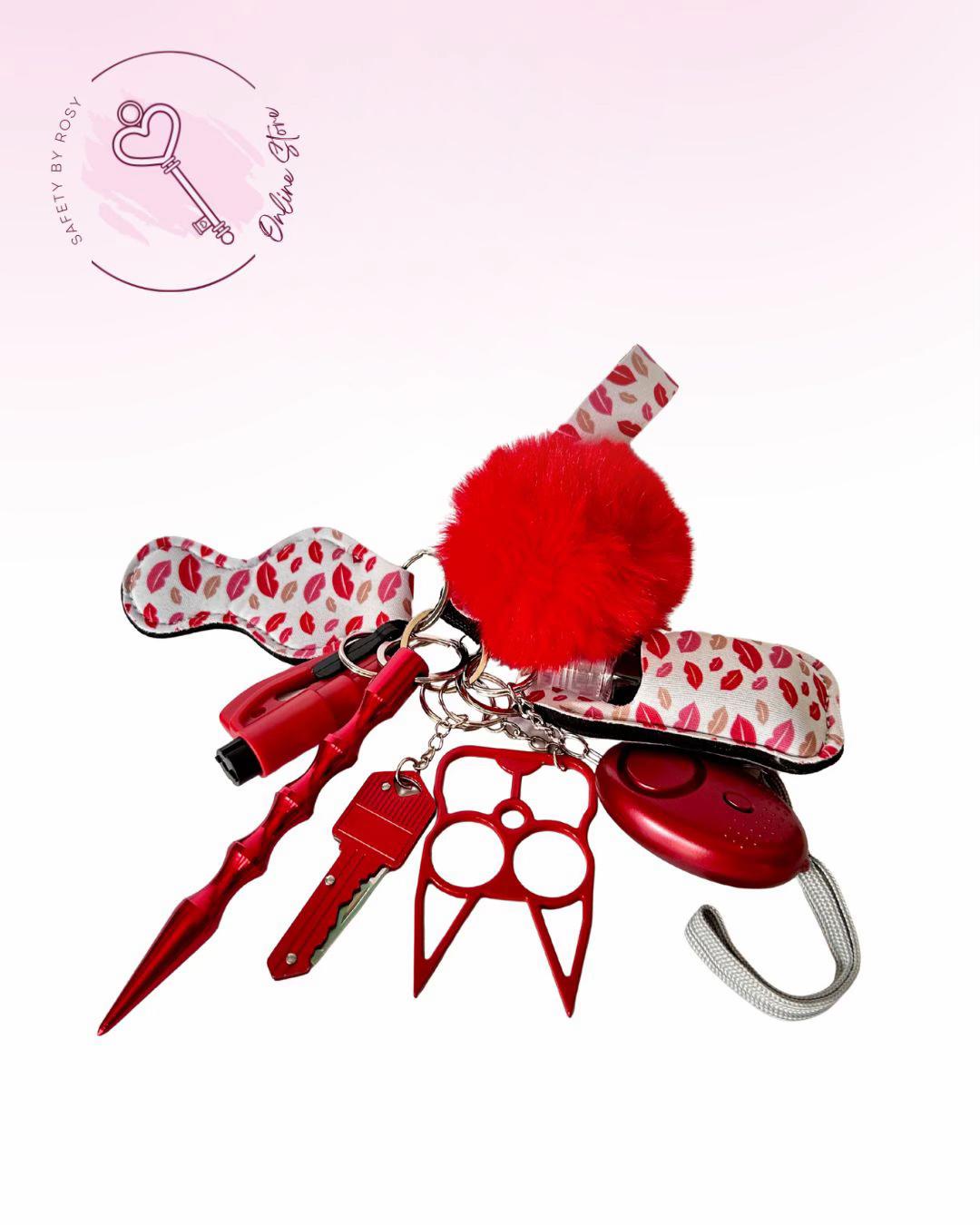 Llavero de Autodefensa 6 en 1 para Mujeres – Seguridad Siempre Contigo