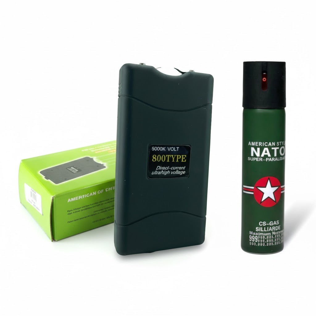Combo Máxima Protección: Taser + Gas Pimienta Profesional 🔥